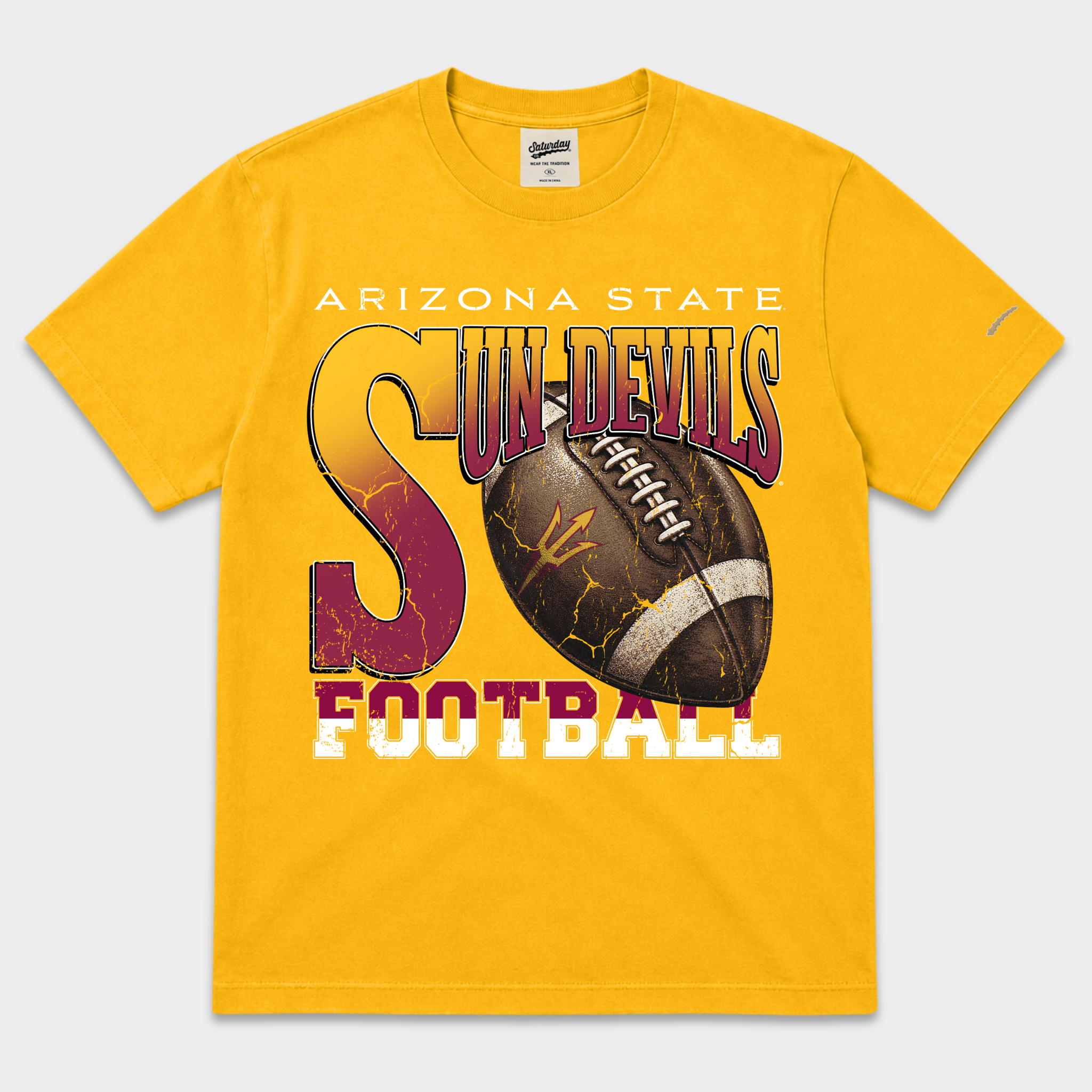 ASU Vintage Football Tee