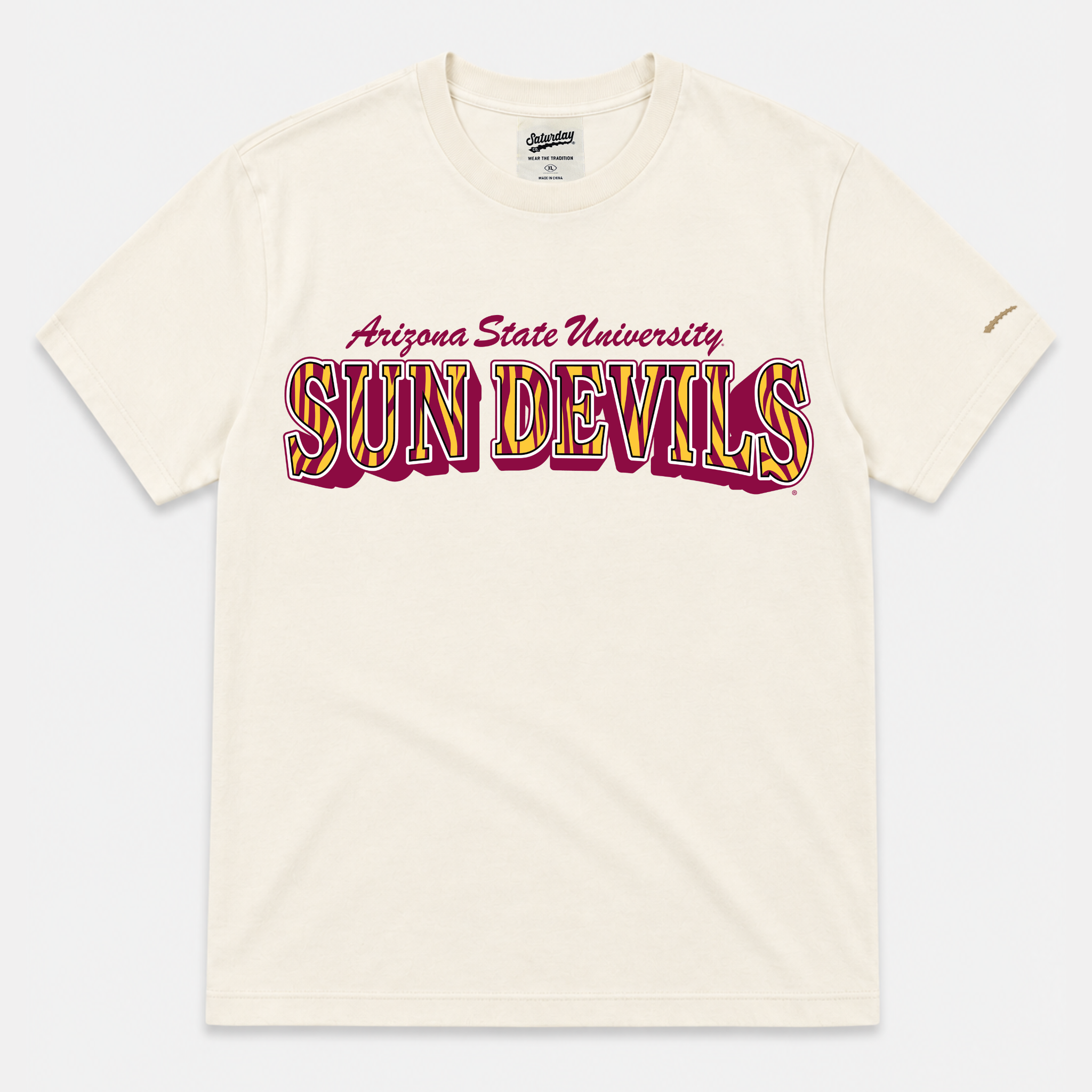 ASU Sun Devils Vintage Striped Tee