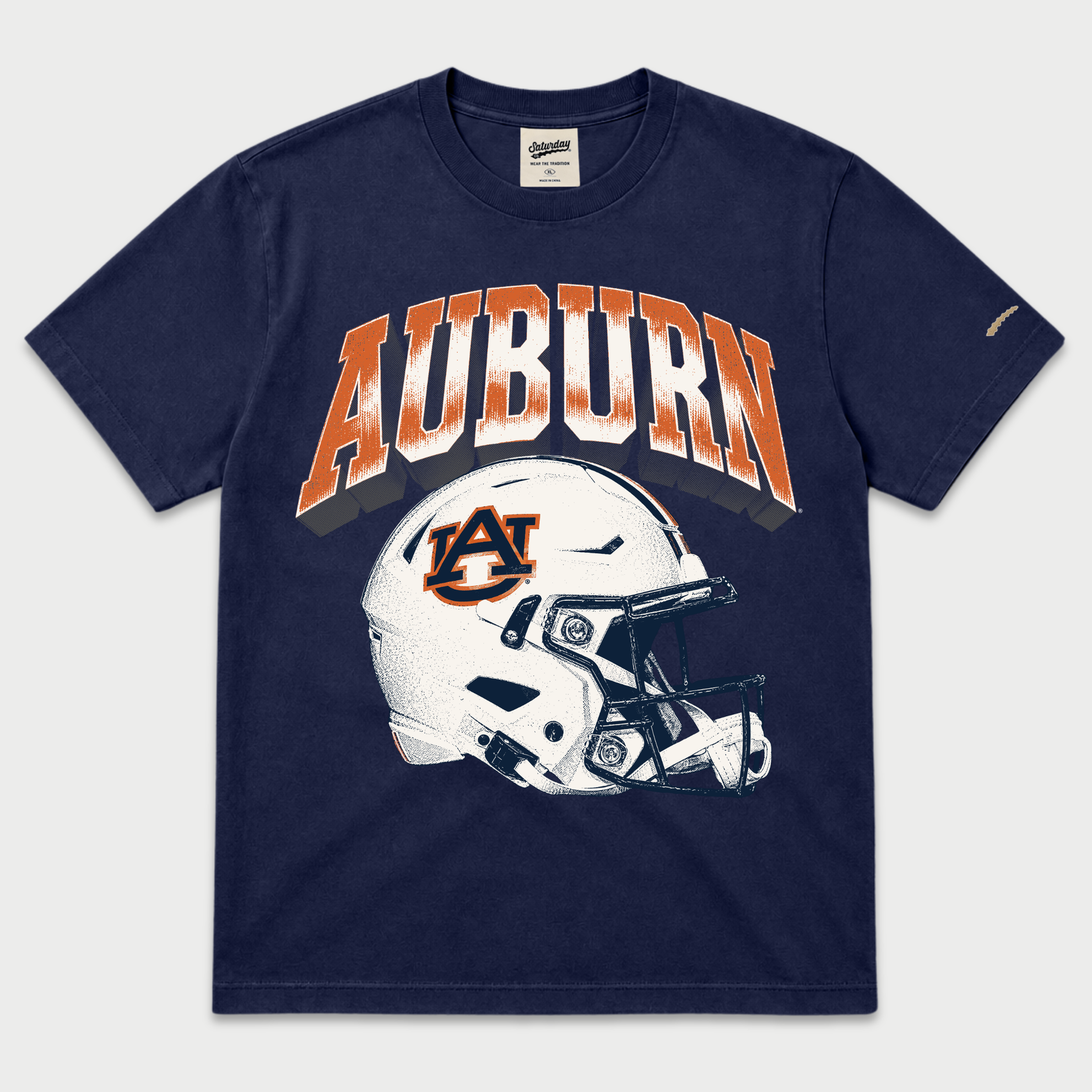 Auburn Vintage Helmet Tee
