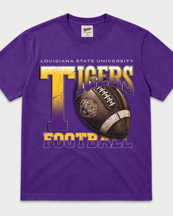 LSU Vintage Football Tee