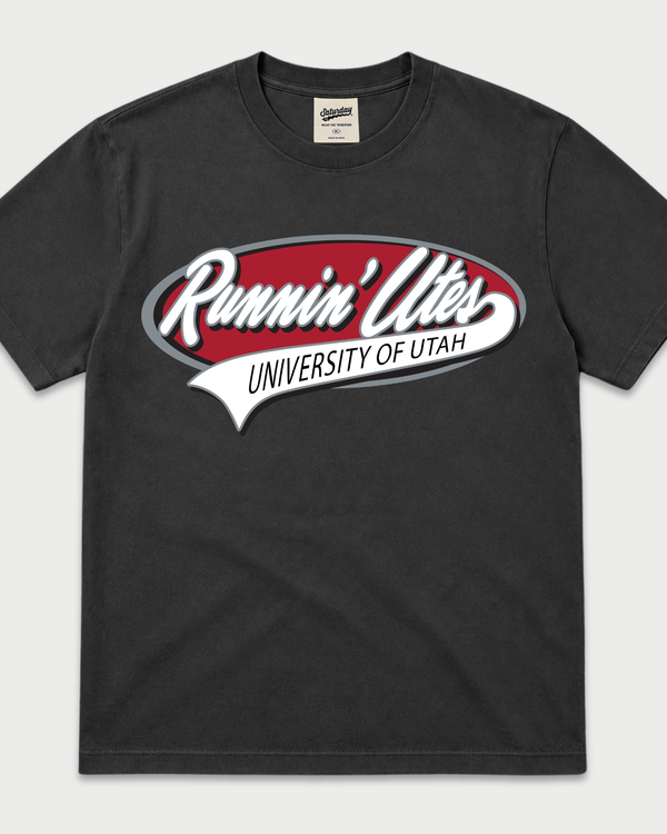 University of Utah "Runnin' Utes" Heavyweight Tee