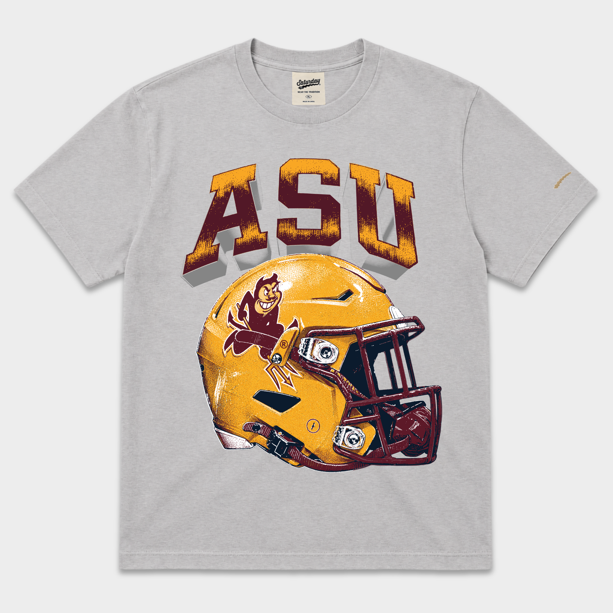 ASU Vintage Helmet Tee