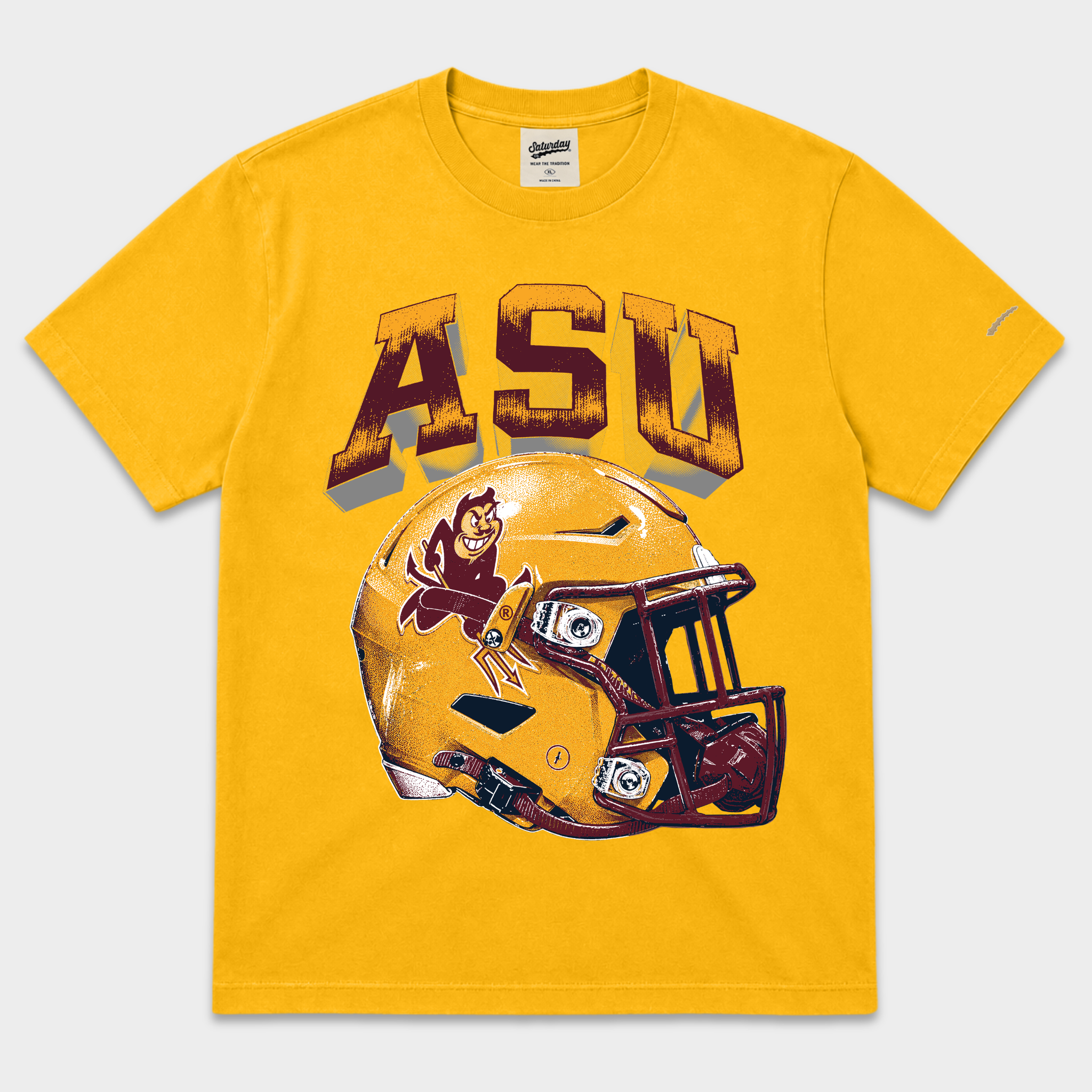 ASU Vintage Helmet Tee
