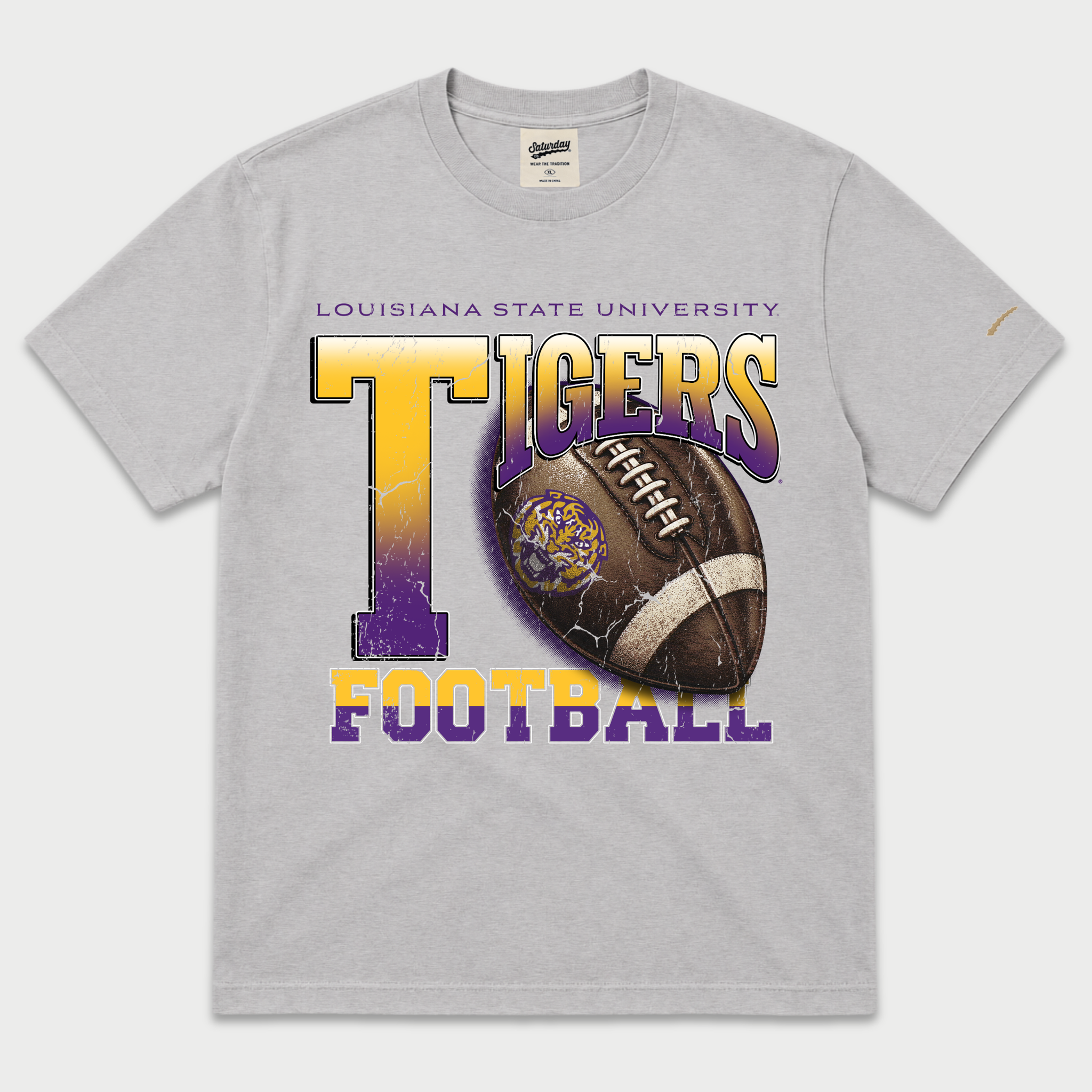 LSU Vintage Football Tee