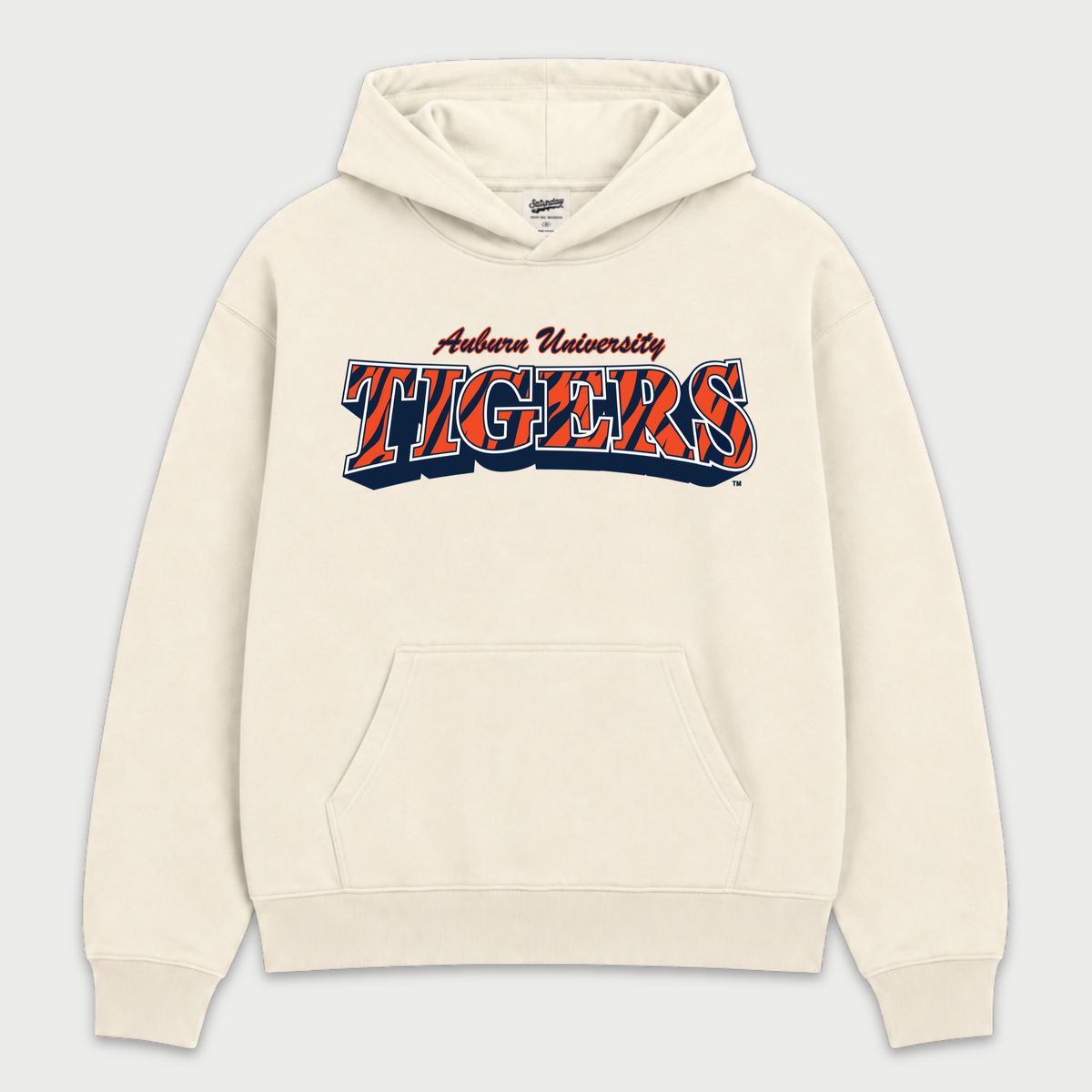 Auburn Tigers Vintage Striped Hoodie