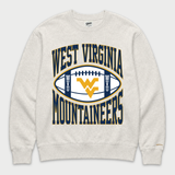 WVU Vintage Football Crewneck
