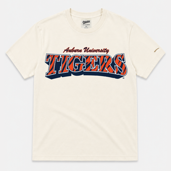 Auburn Tigers "Vintage Stripes" Heavyweight Tee
