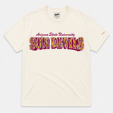 ASU Sun Devils Vintage Striped Tee