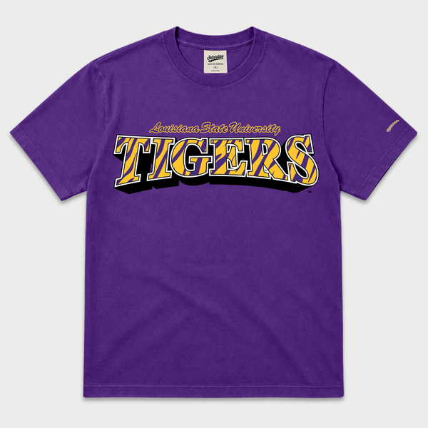 LSU Tigers "Vintage Stripes" Heavyweight Tee