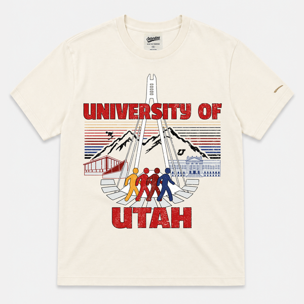 University of Utah "Retrowave" Vintage Heavyweight Tee