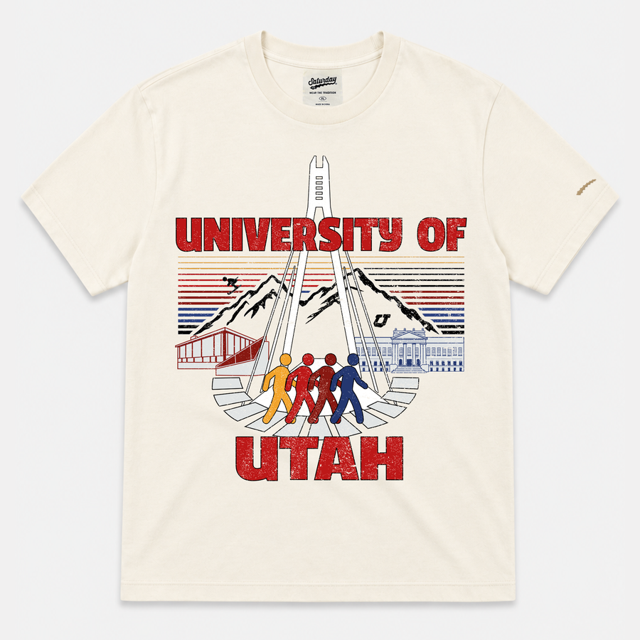 University of Utah "Retrowave" Vintage Heavyweight Tee