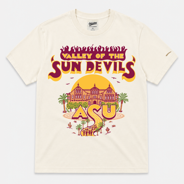 ASU "Valley Of The Sun Devils" Vintage Tee