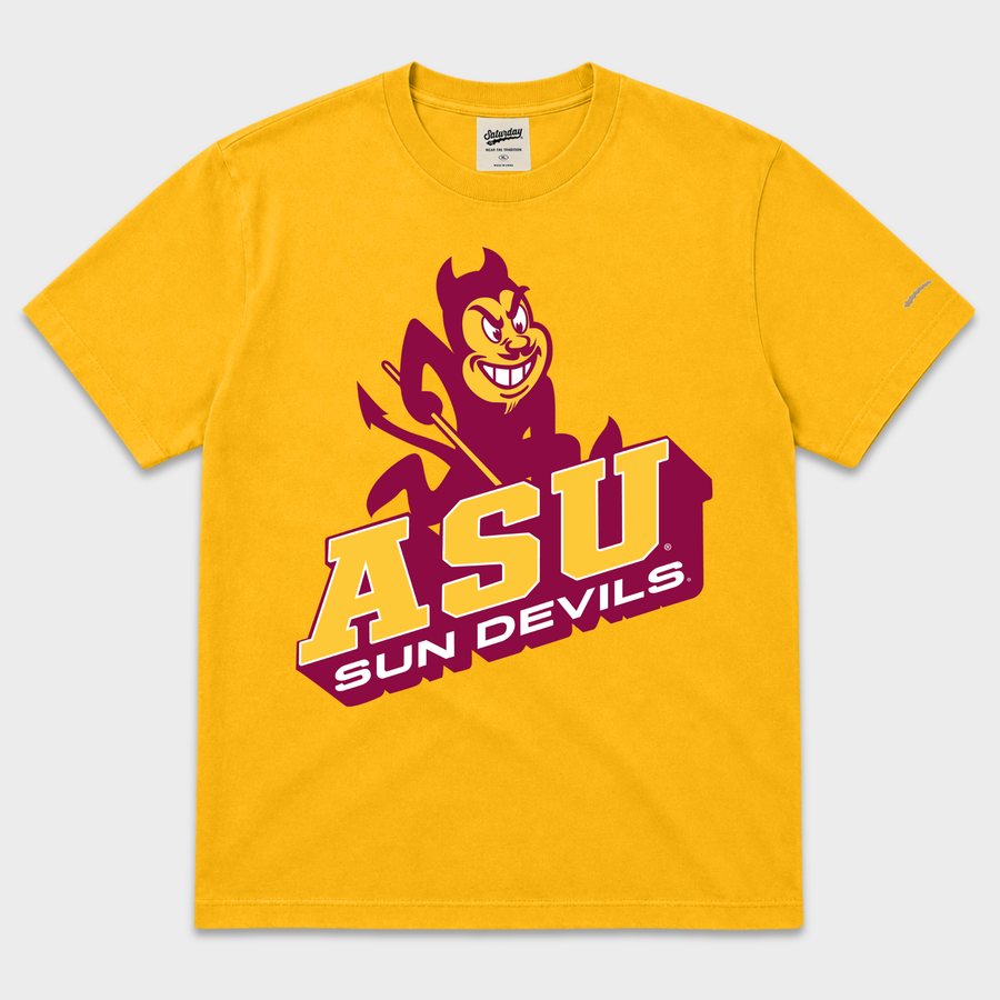 Vintage ASU Sun Devils Block Heavyweight Tee