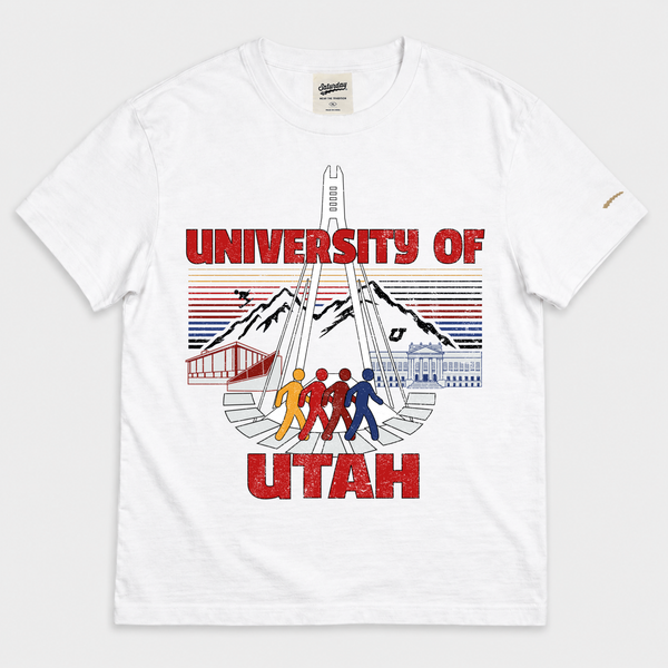 University of Utah "Retrowave" Vintage Heavyweight Tee