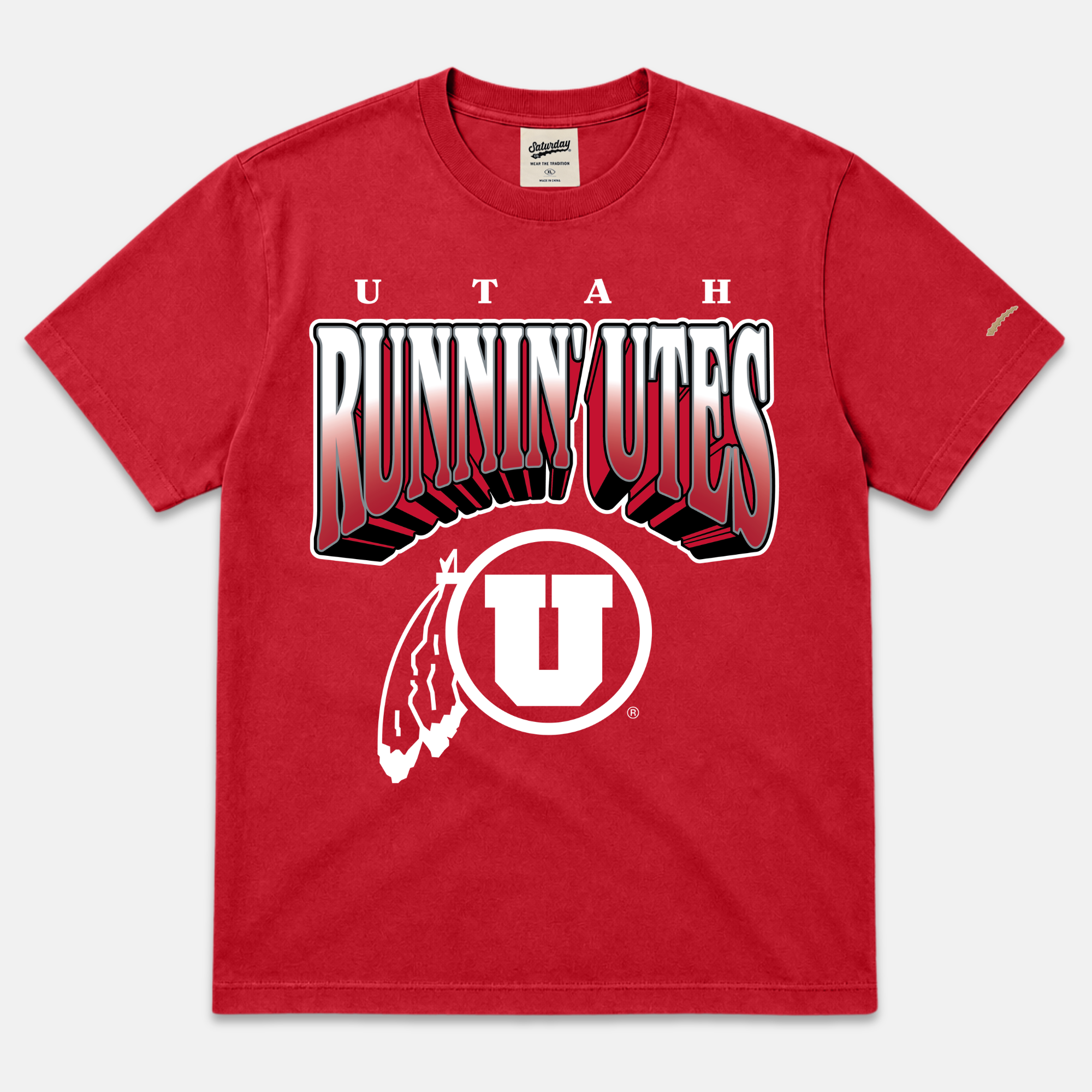 Vintage Utah Runnin' Utes Tee