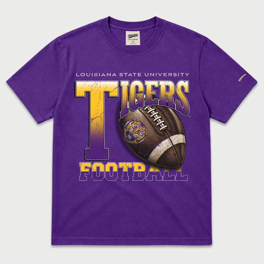 LSU Vintage Football Tee