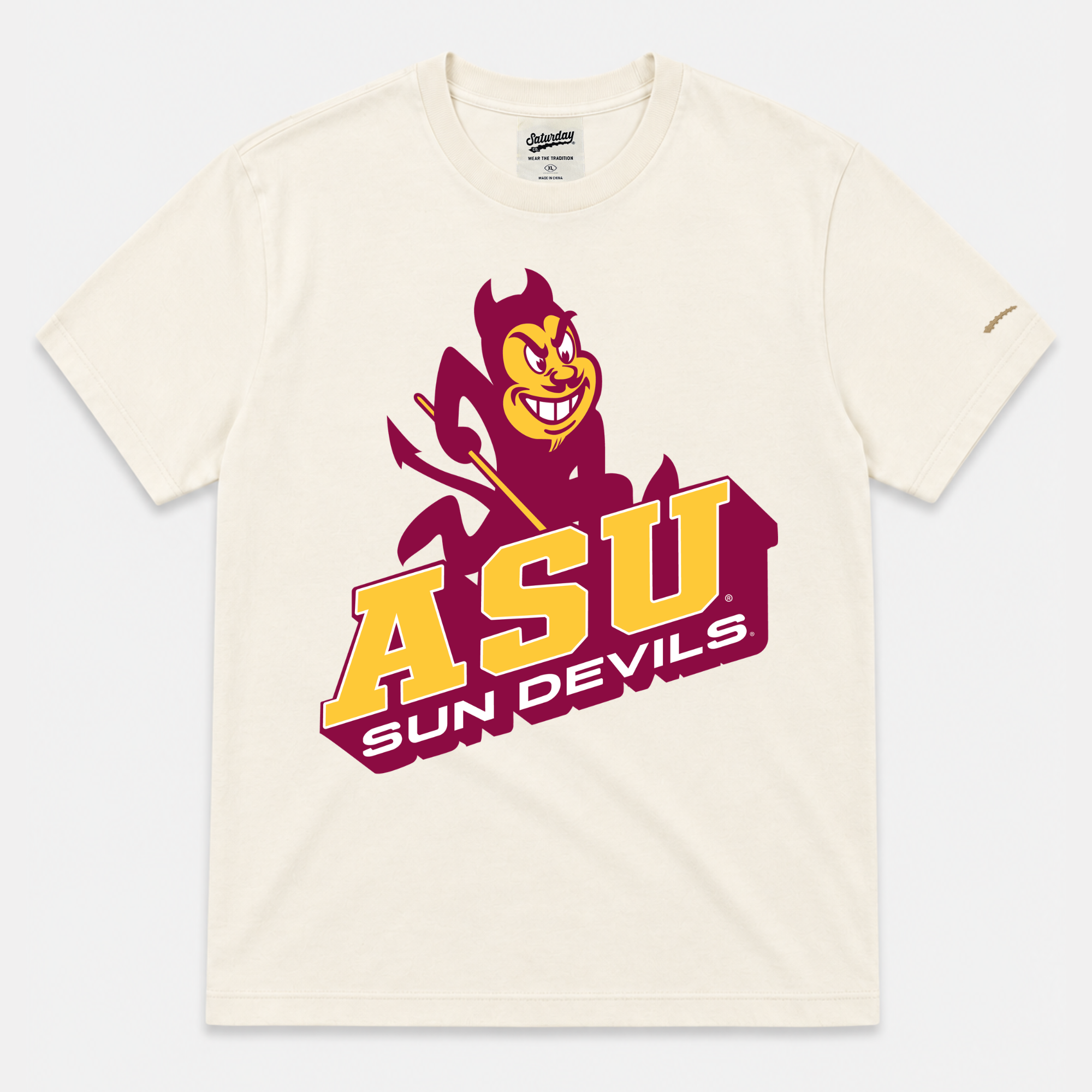 Vintage ASU Sun Devils Block Heavyweight Tee