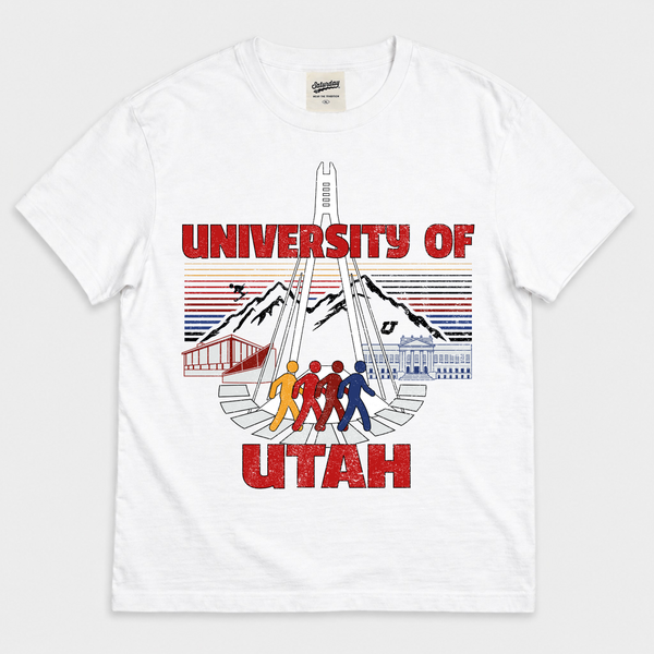 University of Utah "Retrowave" Vintage Heavyweight Tee