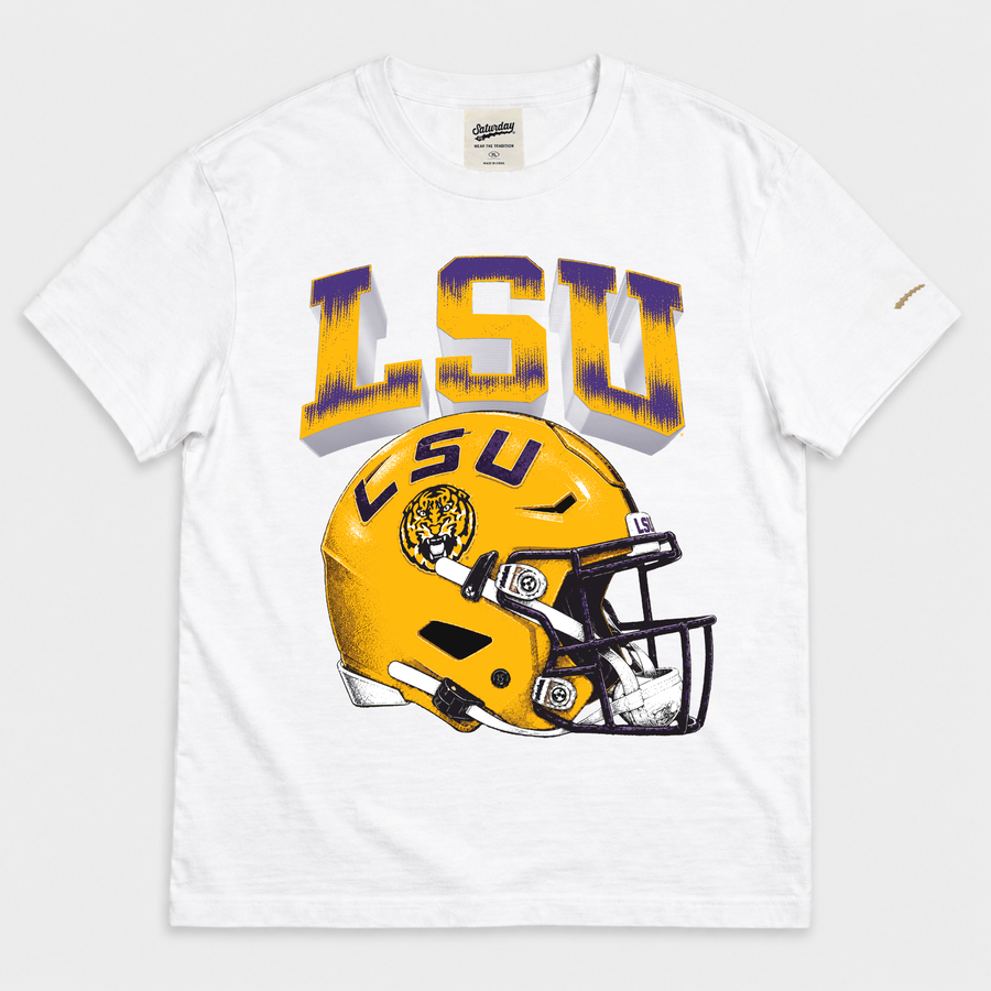 LSU Vintage Helmet Tee