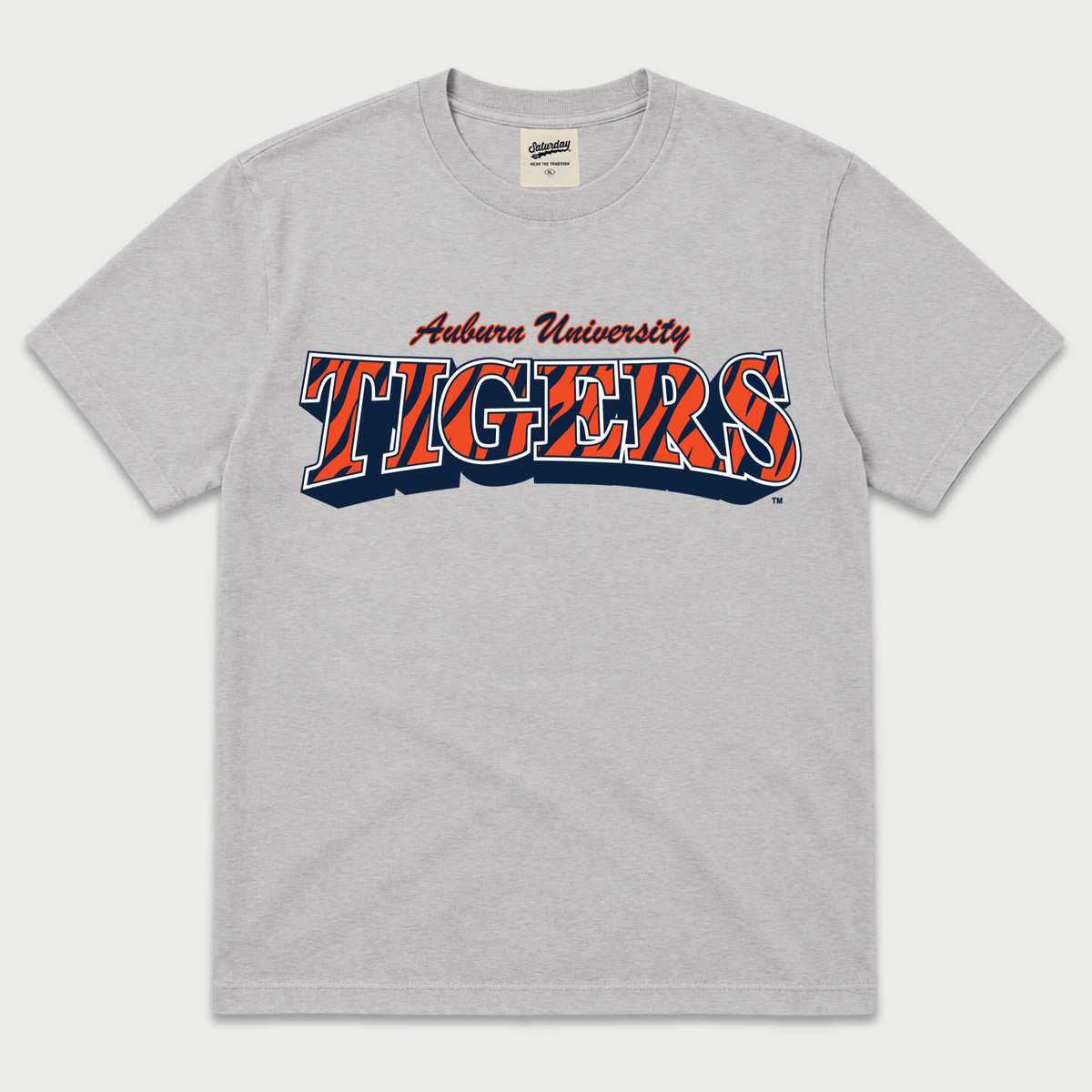 Auburn Tigers "Vintage Stripes" Heavyweight Tee