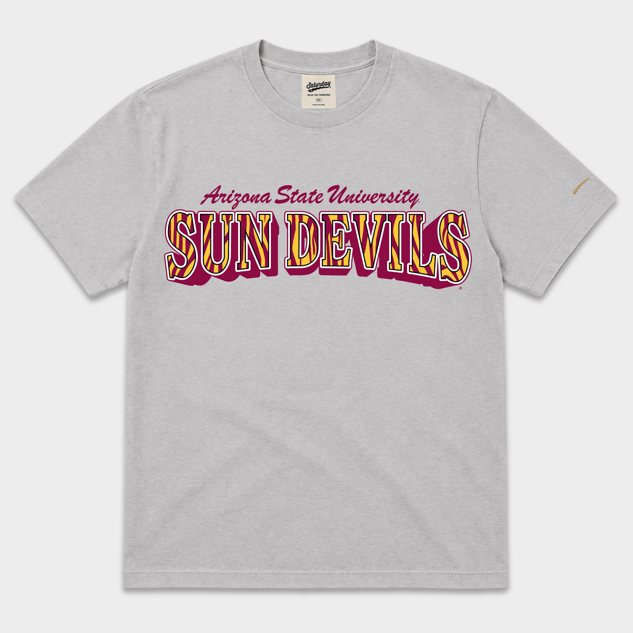 ASU Sun Devils Vintage Striped Tee