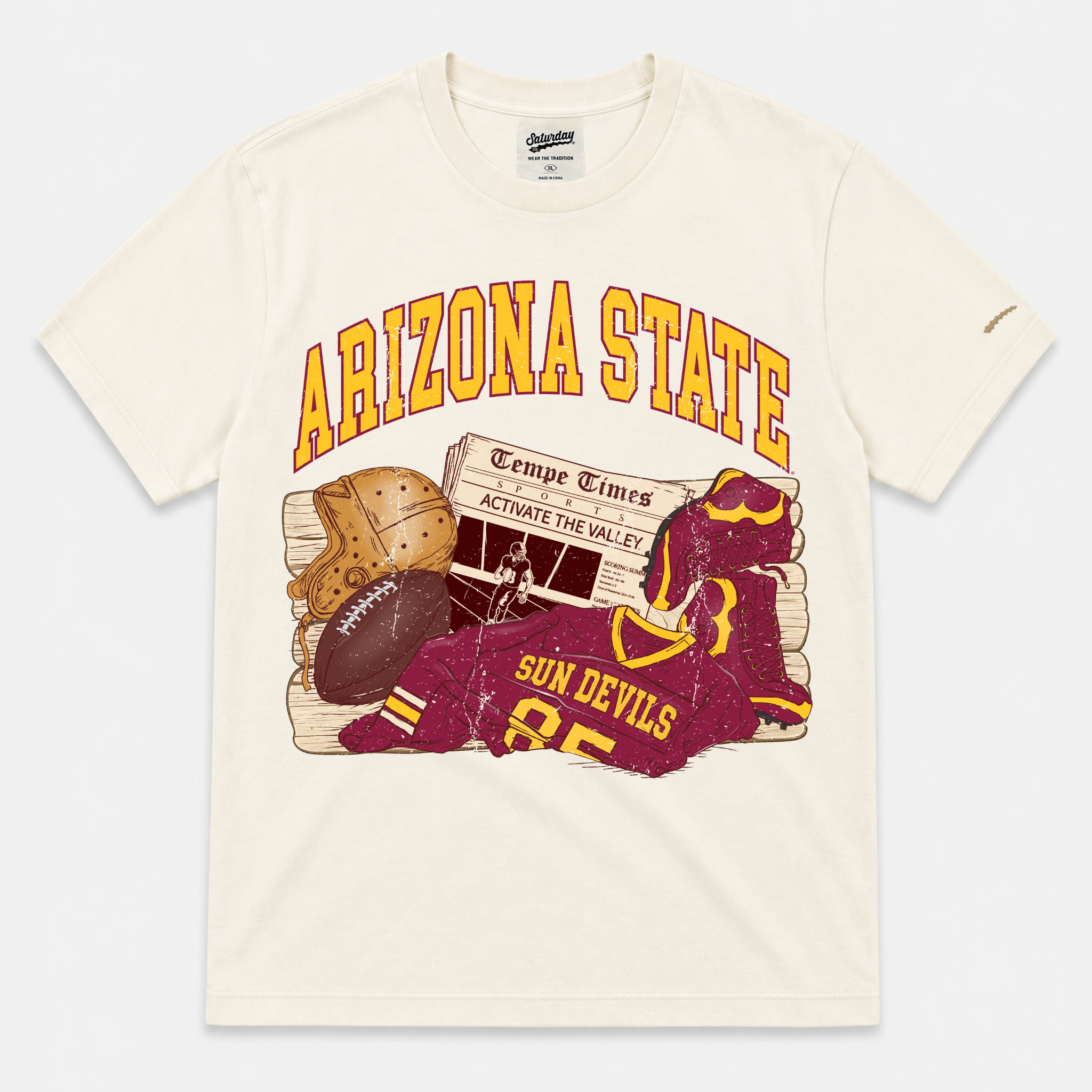 Arizona State Vintage Newspaper Tee
