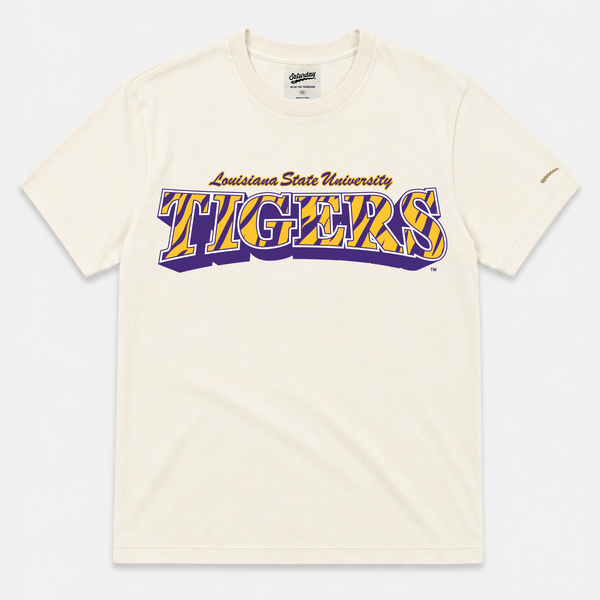 LSU Tigers "Vintage Stripes" Heavyweight Tee