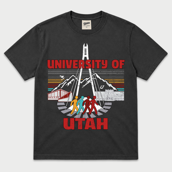University of Utah "Retrowave" Vintage Heavyweight Tee