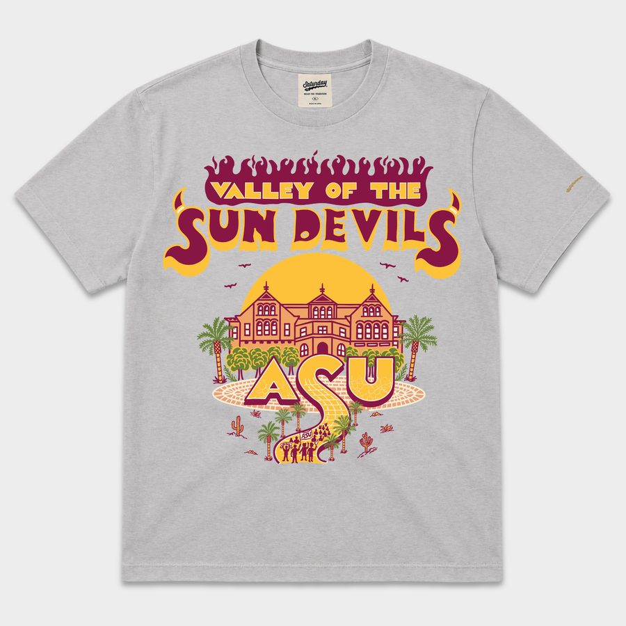 ASU "Valley Of The Sun Devils" Vintage Tee