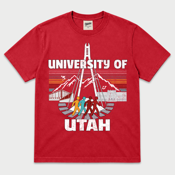 University of Utah "Retrowave" Vintage Heavyweight Tee