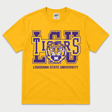Vintage LSU Tigers Block Heavyweight Tee