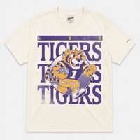 LSU "Tigers Tigers Tigers" Vintage Tee