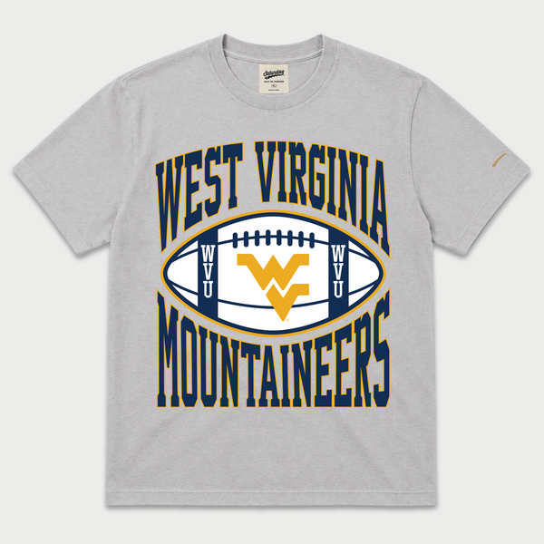 WVU Vintage Football Heavyweight Tee