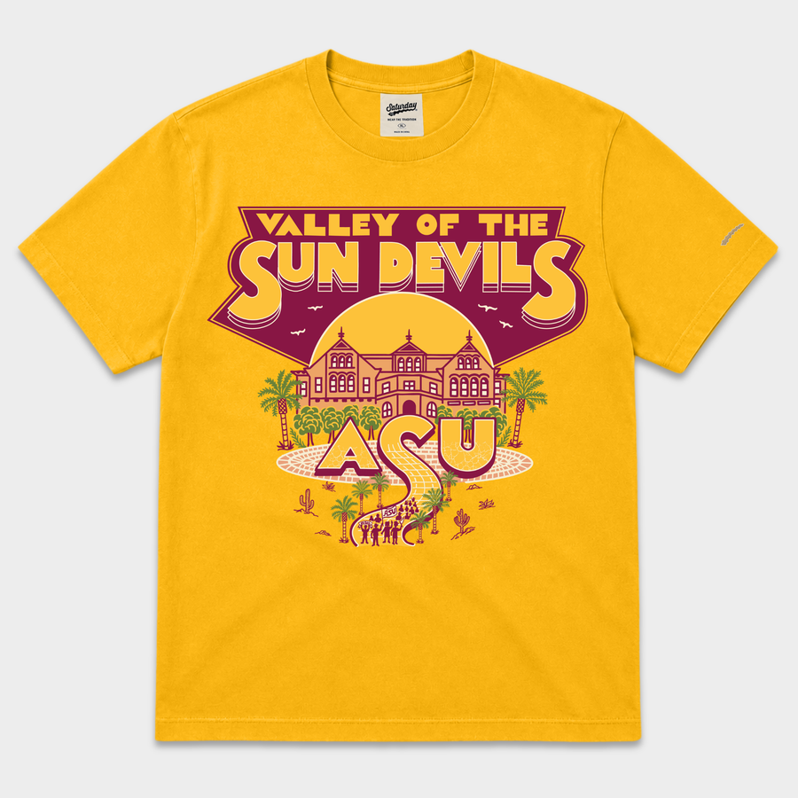 ASU "Valley Of The Sun Devils" Vintage Tee