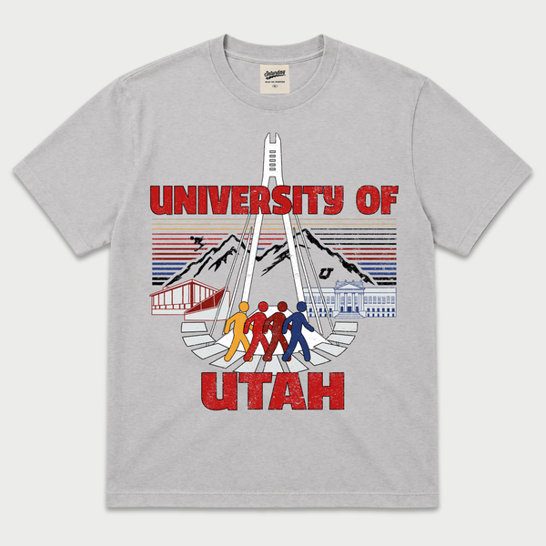 University of Utah "Retrowave" Vintage Heavyweight Tee