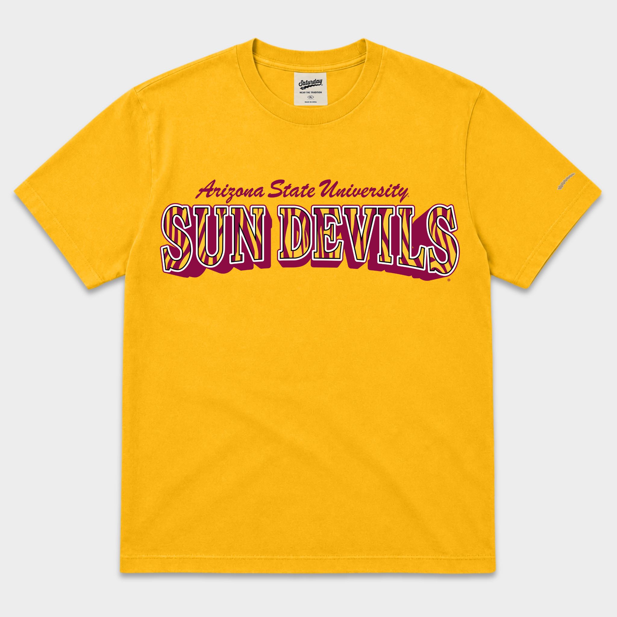 ASU Sun Devils Vintage Striped Tee