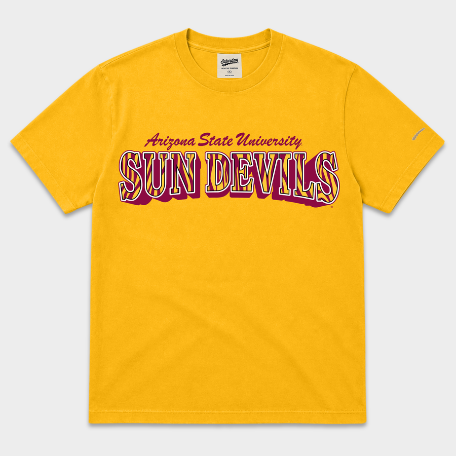 ASU Sun Devils Vintage Striped Tee