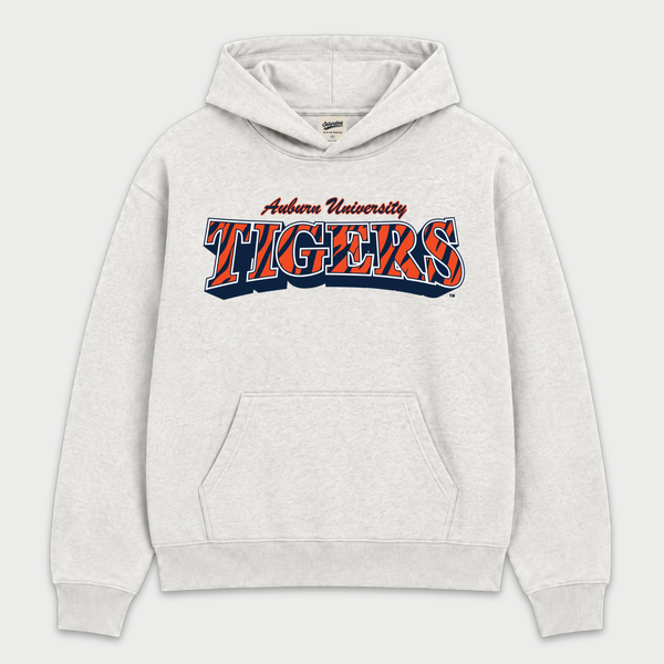 Auburn Tigers Vintage Striped Hoodie