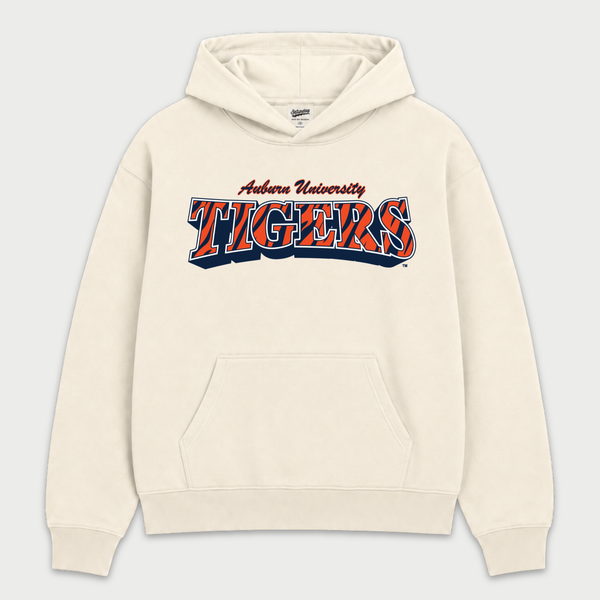 Auburn Tigers Vintage Striped Hoodie