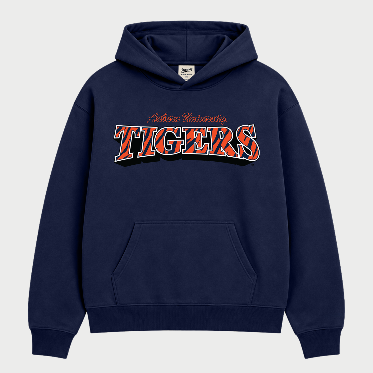 Auburn Tigers Vintage Striped Hoodie