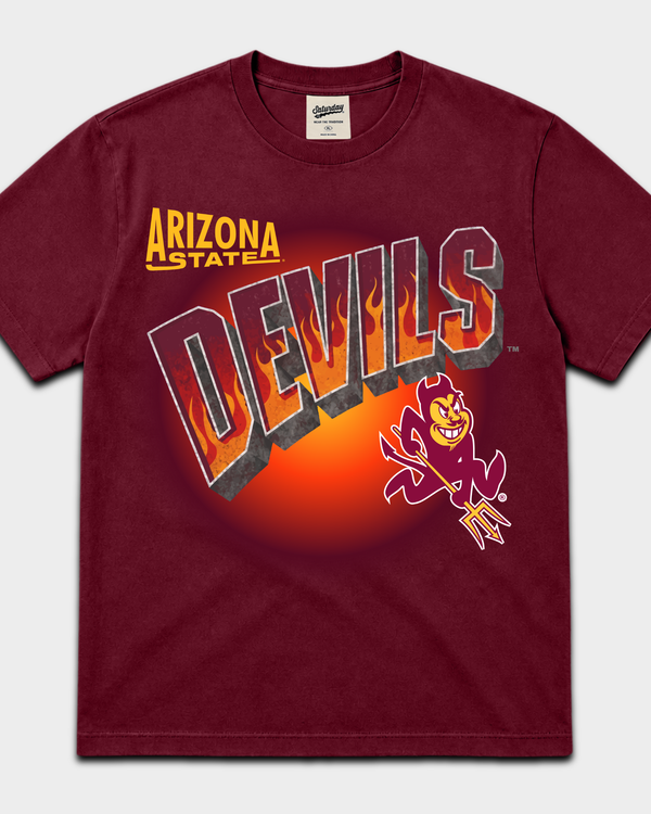 Vintage ASU Flaming Devils Tee