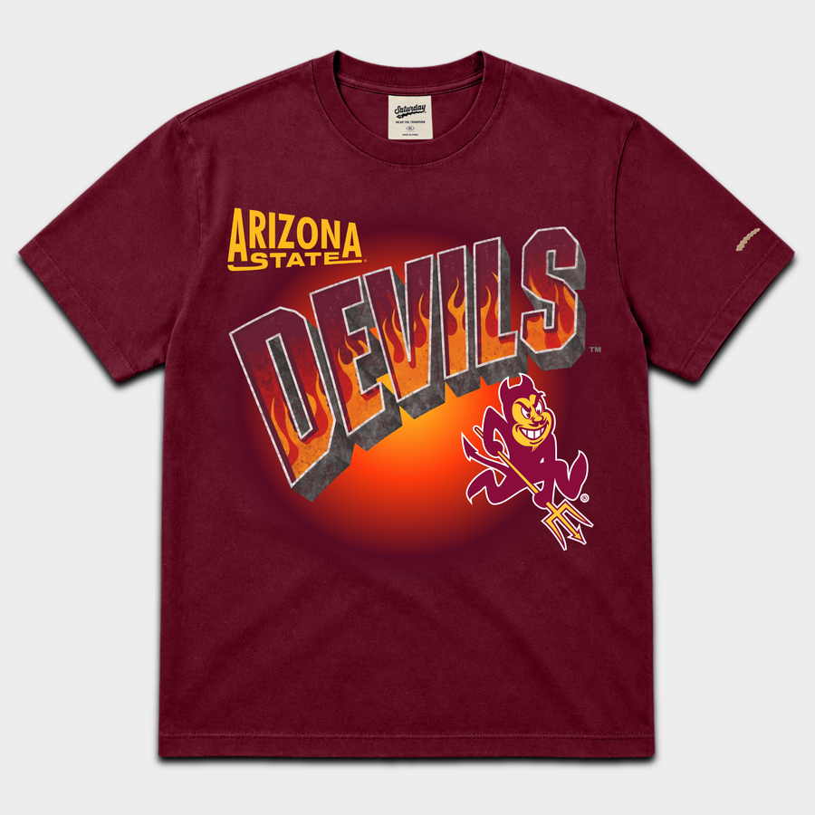 Vintage ASU Flaming Devils Tee