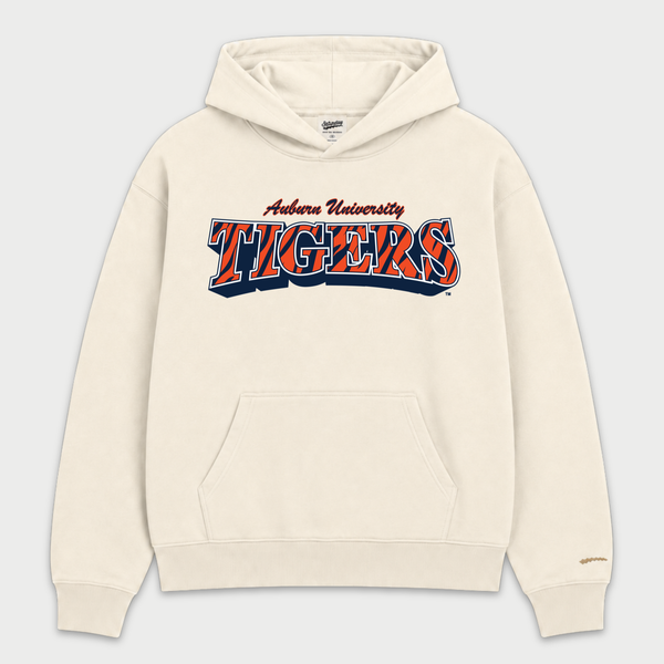 Auburn Tigers Vintage Striped Hoodie