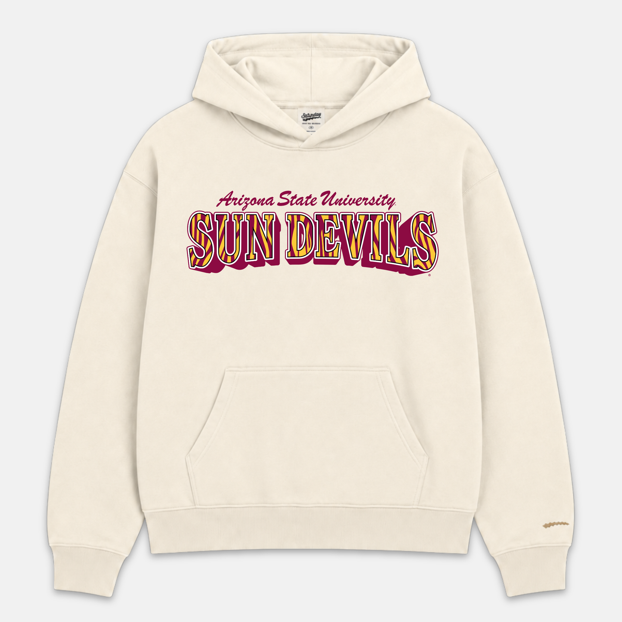 ASU Sun Devils Vintage Striped Hoodie