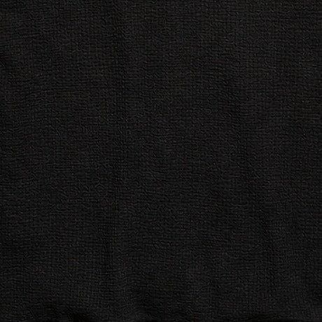 Close-up of the black waffle knit fabric